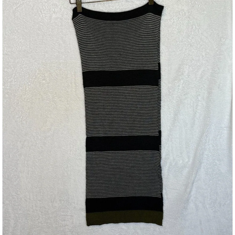 ECHO Men's/ Unisex Striped‎ Wool Blend Striped Scarf Winter, Comfy, Casual
